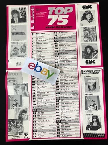 Musikmarkt charts plakat vom - musikmarkt,
