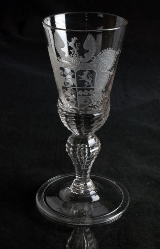 Barock sachsen glas pokal adel - sachsen,