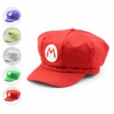 Luigi Super Mario Bros Cosplay Snapback Baseball Cap Hat Mütze Kappe BaseCap Hut