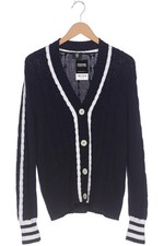 Bogner Strickjacke Damen Cardigan Jacke Gr. EU 46 Baumwolle Marineblau #qcv1mk5
