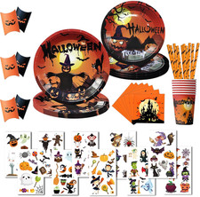 Halloween Geschirr 80 Stück