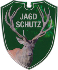 Wappenschild Jagdschutz