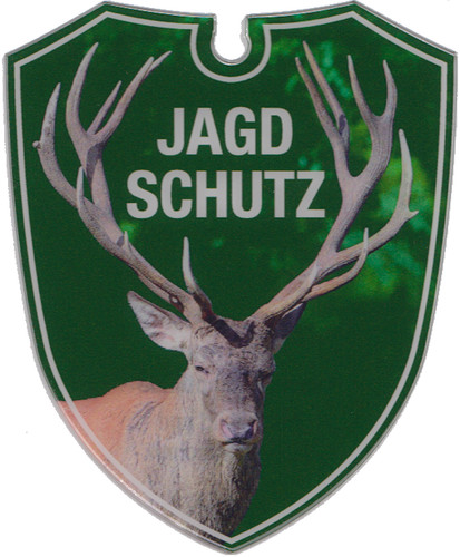 Wappenschild jagdschutz - wappenschild,