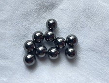Solide Edelstahl Kugeln Ø  5,5 mm Stahlkugeln 9 Stück