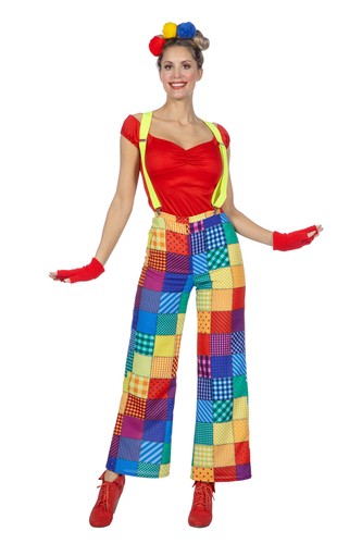 Clownhose patchwork karneval - patchwork,