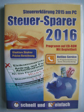 Steuer-Sparer Erklärung 2016 (für Steuerjahr 2015)  Wolter Kluwers Verlag