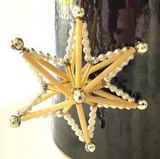 antiker Christbaumschmuck Gablonz Stern 3D sehr schön