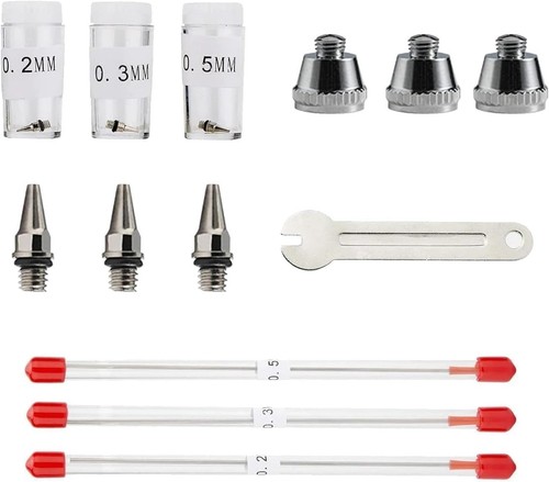 Airbrush nadeldüsen set - airbrush-nadeldüsen,