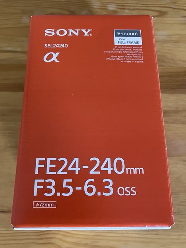 Sony 240mm 6 - f3.5-6.3, oss