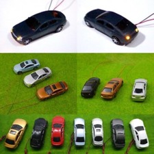 Autos PKW N beleuchtet mit 4 LED Warnblinkanlage Warnblinker 3 Stück PKWs