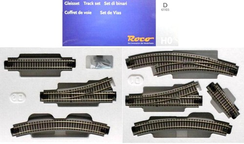 Roco 61103 spur gleisset - h0, --