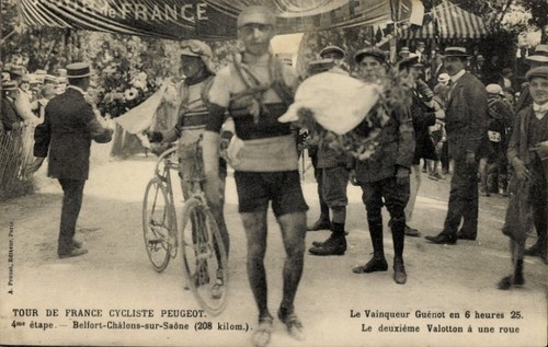 Cpa tour france cycliste - france,