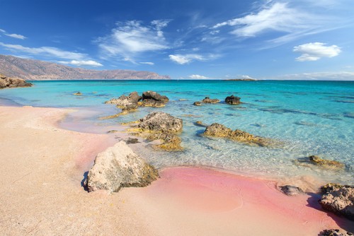 Wandbild berühmter strand - berühmter,