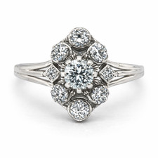 18K Bicolor Gold Ring 750 |