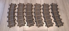 6x Playmobil RC Eisenbahn Schienen Gleise Bogen 4385 entspricht Halbkreis
