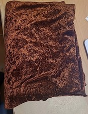 Dekostoff braun 1,60 x 2,40 m, Pannesamt Stoff Samt Basteln glänzend NEUwertig