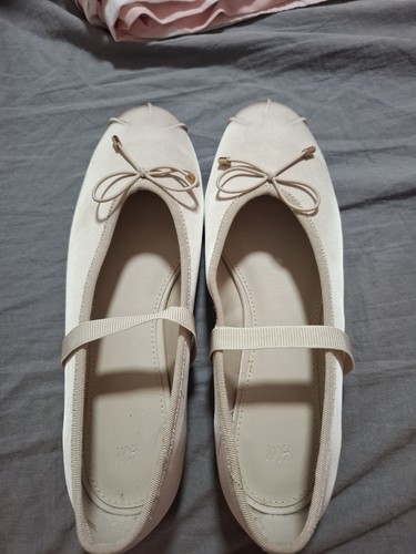 Satin ballerinas - h&m, satin-ballerinas