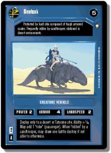 Dewback star wars ccg - star, decipher
