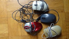 3x Maus Optische USB  Mouse 1x Kugel Maus PC Computer