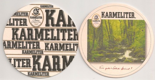 Karmeliter bräu bierdeckel - -,
