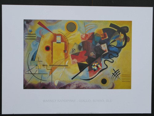 Kandinsky giallo rosso - kandinsky,