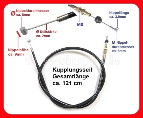 Kupplungszug kupplungsseil - fa],