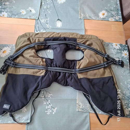 Hundewintermantel mit geschirr - mit,