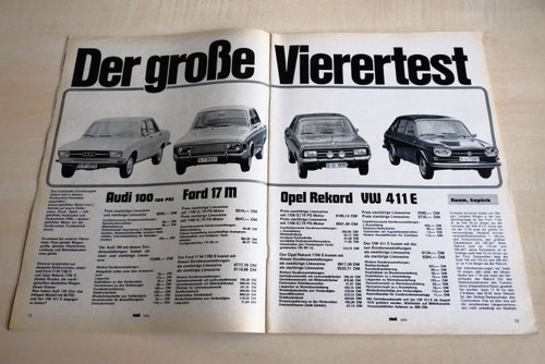 Mot 1970 audi 100 - audi, mit