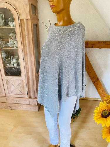 Silbergrauer poncho von a - silbergrauer, c&a