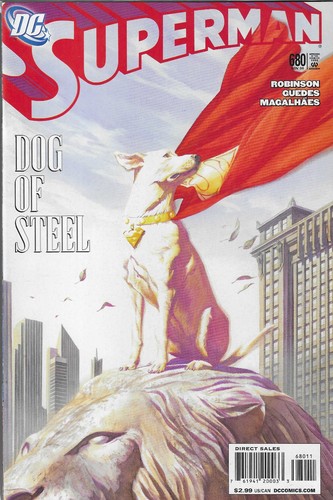 Superman 680 2008 krypto - superman, no.680