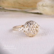 Kuppel Silberring 800 Silber