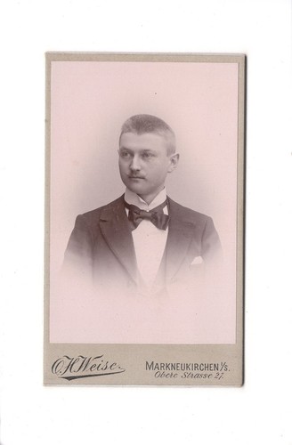 Cdv foto herrenportrait - herrenportrait,