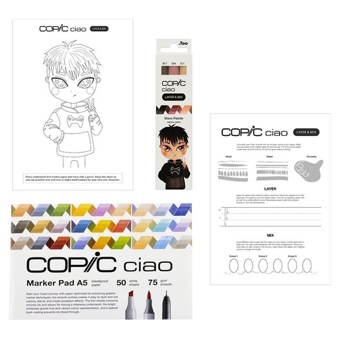 Copic ciao warm palette - copic®,