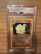 Vulnona Base Set 1999 12/102 PSA 6 Deutsch Pokémon