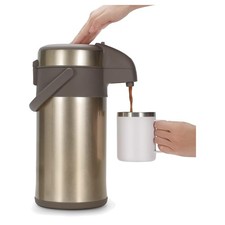 Edelstahl Pumpkanne 3L