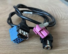 Smart 451 USB & AUX Adapterkabel – Original Sonderzubehör - Radio Bosch HighLine