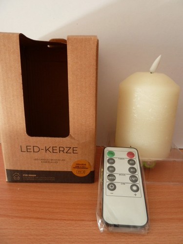 Led kerze mit fernbedienung - led,