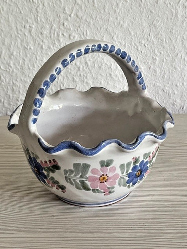 Keramik korb vintage verm - keramik,