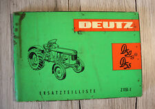Original Deutz Ersatzteilliste