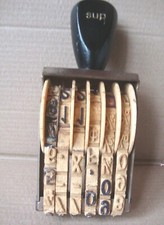 GROSSER ALTER TINTENSTEMPEL