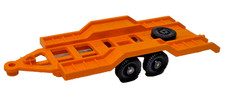 Wiking H0 98/2 Autotransport - ​​Anhänger Doppelachser - orange  - 1:87 H0 HO