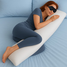 Aufblasbares Seitenschläferkissen Stillkissen Körperkissen Öko-TEX 120cm