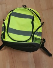 Sicherheitsrucksack neongelb mit Reflexstreifen