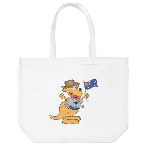 Einkaufstasche känguru und - "känguru,
