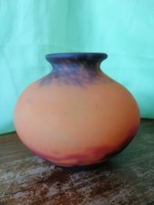 Vase marmoriertes Glas Höhe