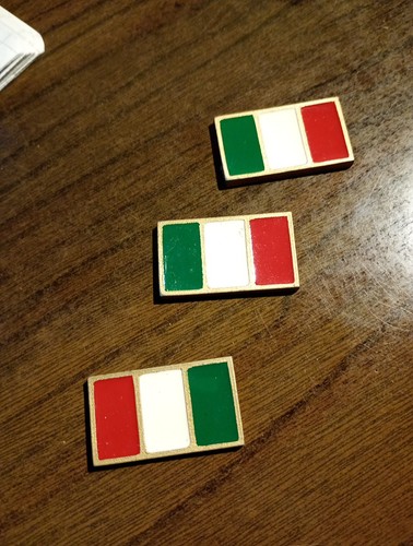 Flagge italien emailliert - italien,