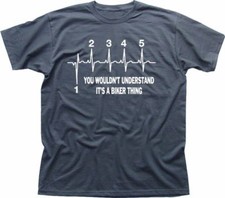 It's a biker thing Yamaha Kawasaki Honda Suzuki Motorrad grau T-Shirt 9322