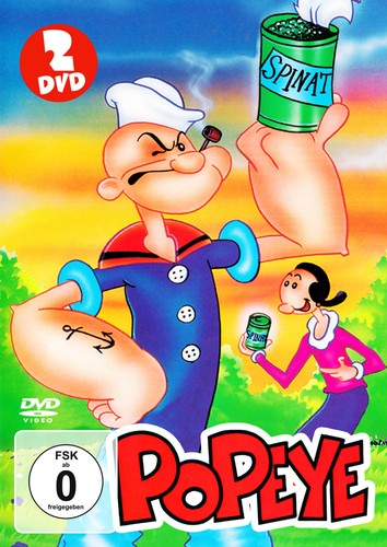 Dvd popeye 2dvds - popeye,