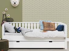 Kinderbett von Bopita mit Bettkasten- flexibel & nachhaltig