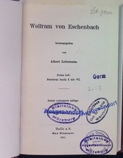 Wolfram von Eschenbach: 1